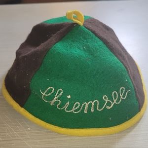 🇩🇪1950s Souvenir Felt Beanie from Chiemsee Lake in Germany🇩🇪